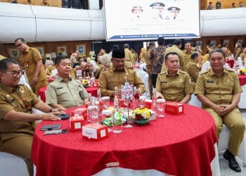 Pj Gubernur Banten Al Muktabar Turut Sambut Mendagri Tito Karnavian beserta Wamendagri