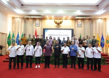 Pj Gubernur Banten Al Muktabar Sambut Kunjungan Peserta Diklat Sekolah Staf Dinas Luar Negeri Kemenlu RI