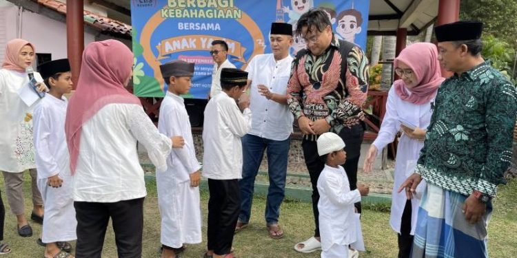 Mengukir Senyuman Bahagia, Allisa Resort Hotel Anyer Santuni Anak Yatim