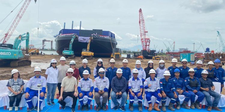 PT Gandasari Shipyard Resmikan Peluncuran Kapal Milik PT Srikandi Indah Sentosa