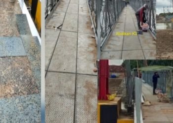 Proyek Jembatan Gantung Tirtayasa Diduga Abaikan Aturan Kontruksi