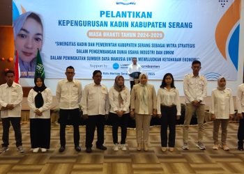 Wiwi Yanti Resmi Dilantik Sebagai Ketua Kadin Kabupaten Serang Secara Aklamasi