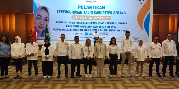 Wiwi Yanti Resmi Dilantik Sebagai Ketua Kadin Kabupaten Serang Secara Aklamasi