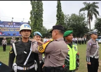 Polres Way kanan Gelar Operasi keselamatan Krakatau 2025