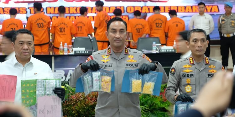 Dirresnarkoba Polda Banten dan Jajaran Ungkap Kasus Tindak Pidana Narkoba dan Obat Berbahaya Selama Januari 2025