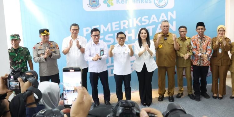 Dampingi Menko Pemberdayaan Masyarakat, Pj Sekda Nana Supiana: Pemprov Banten Sambut Program Cek Kesehatan Gratis
