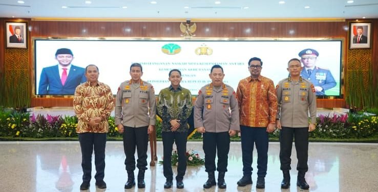 Kapolri dan Menhut Perkuat Sinergitas Upaya Perlindungan Kawasan Hutan