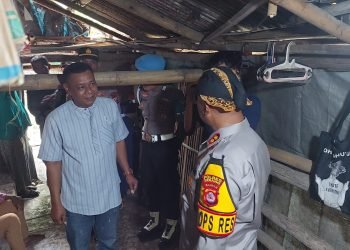 Rumah Warga Tidak Layak Huni, Kapolres Serang Bantu Renovasi