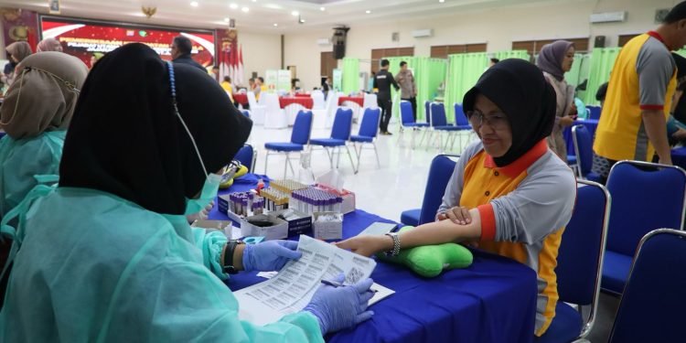 Polda Banten Cek Kesehatan Berkala Personel