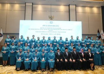 Tinawati Andra Soni Dilantik Tri Tito Karnavian Sebagai Ketua TP PKK dan Pembina Posyandu Provinsi Banten