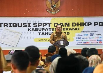 Bapenda Kabupaten Serang Serahkan SPPT PBB-P2 dan DHKP Tahun 2025