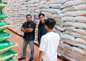 Satgas PanganPolres Serang Cek Harga dan Stok Sembako di Pasar Ciruas