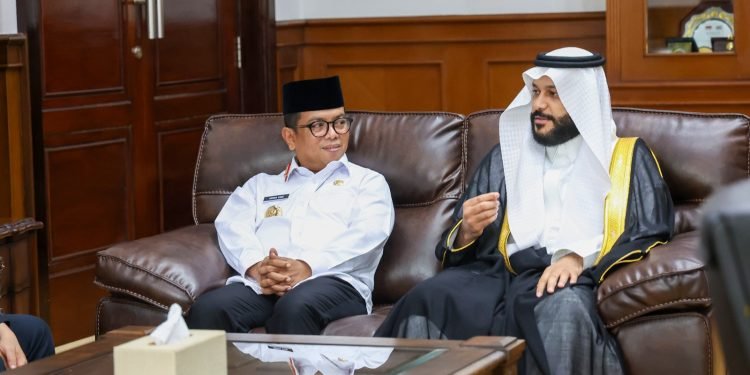 Gubernur Banten Andra Soni Sambut Imam Besar Masjidil Haram Syekh Abdurrahman Al Ausy