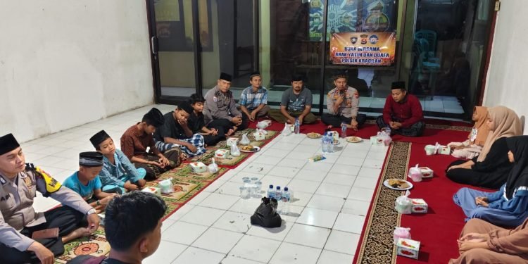 Raih Keberkahan Bulan Suci Ramadhan Polsek Kragilan Bukber Bareng Yatim-piatu dan Dhuafa
