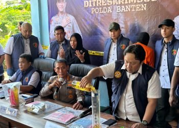 Polda Banten Tangkap Pelaku Manipulasi Takaran Minyak