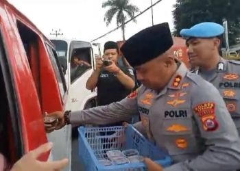 Polri Peduli: Kapolres Serang dan Wartawan Berbagi Takjil dan Buka Puasa Bersama