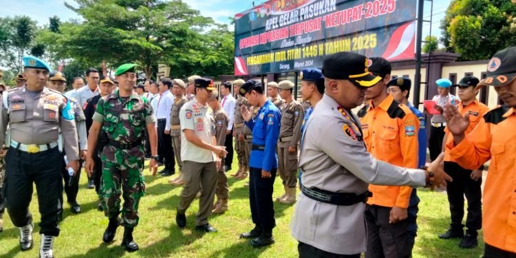 Kapolres Serang Pimpin Apel Kesiapan Operasi Ketupat Maung 2025