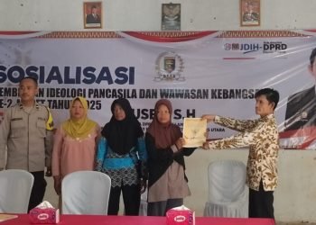 Sosialisasi Peningkatan Wawasan Kebangsaan dan Ideologi Pancasila di Way Kanan
