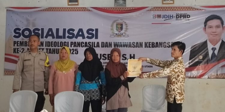 Sosialisasi Peningkatan Wawasan Kebangsaan dan Ideologi Pancasila di Way Kanan