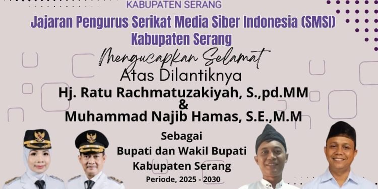 SMSI Kabupaten Serang Sambut Pelantikan Bupati dan Wakil Bupati Baru dengan Semangat Kolaborasi