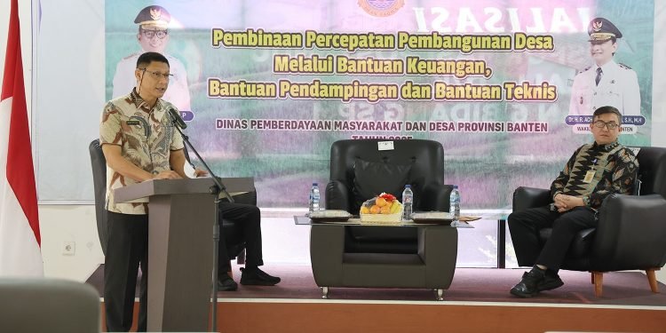 Plh. Sekda Provinsi Banten Buka Sosialisasi Bantuan Keuangan Desa Tahun 2025