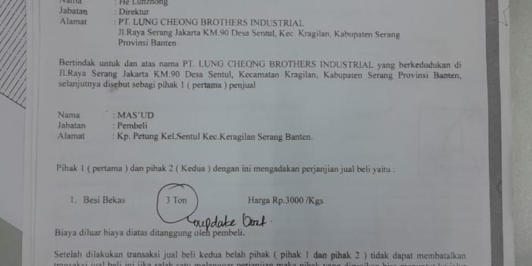 Polemik Limbah PT. Lung Cheong Brothers Industrial: Anggota PSIB Terjerat OTT, Perusahaan Diduga Teledor