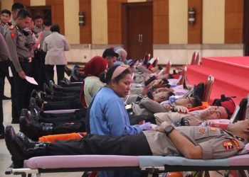 Darah untuk Negeri: STIK Lemdiklat Polri Rayakan Dies Natalis dengan Donor Darah
