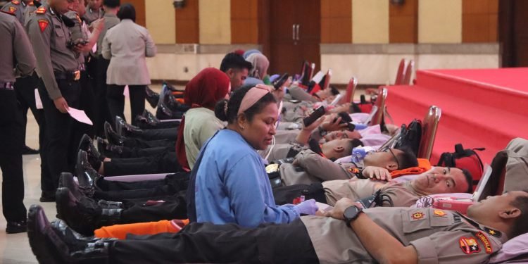 Darah untuk Negeri: STIK Lemdiklat Polri Rayakan Dies Natalis dengan Donor Darah