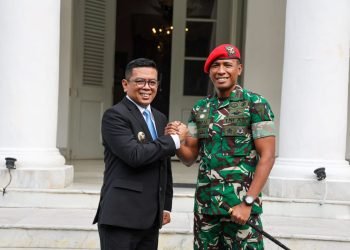 Gubernur Banten Sambut Komandan Kopassus Baru