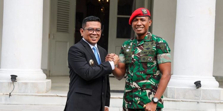 Gubernur Banten Sambut Komandan Kopassus Baru