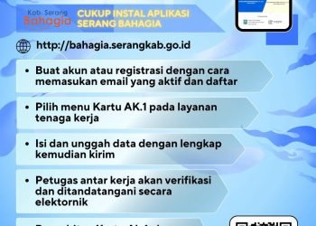 Kabupaten Serang Berinovasi:  Pembuatan Kartu AK.1 Kini Online