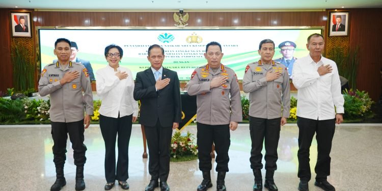 Polri dan Kementerian LHK Bersatu Jaga Lingkungan Hidup Indonesia