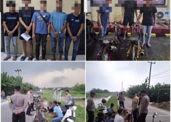 Polisi Cikande Amankan Pelaku Balap Liar