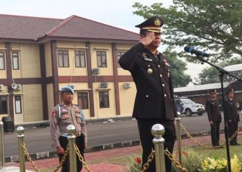 Upacara Peringatan Hari Lahir Pancasila di Polres Serang