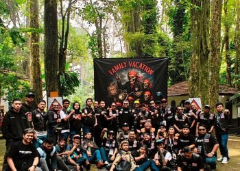 Kebersamaan Keluarga Besar Rebel Bastard MC Indonesia di Family Vacation