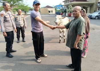 Polres Serang Distribusikan Hewan Kurban Jelang Idul Adha