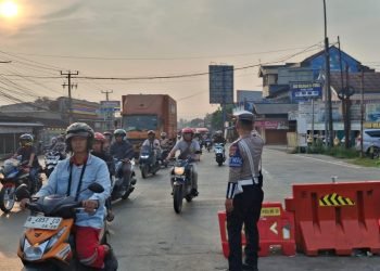 Polres Serang Beri Pelayanan Prima, Antisipasi Kemacetan di Serang