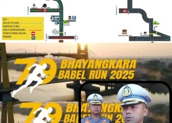 Bhayangkara Babel Run 2025: Ribuan Pelari Siap Beraksi