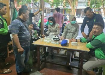 Polda Sulut Gelar Pemeriksaan Kesehatan Gratis untuk Pengemudi Ojol