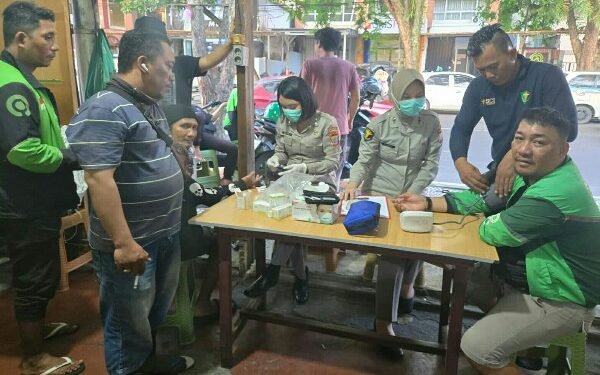 Polda Sulut Gelar Pemeriksaan Kesehatan Gratis untuk Pengemudi Ojol