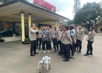 Robot Patroli di Kepolisian?  Polri Uji Coba Teknologi Canggih