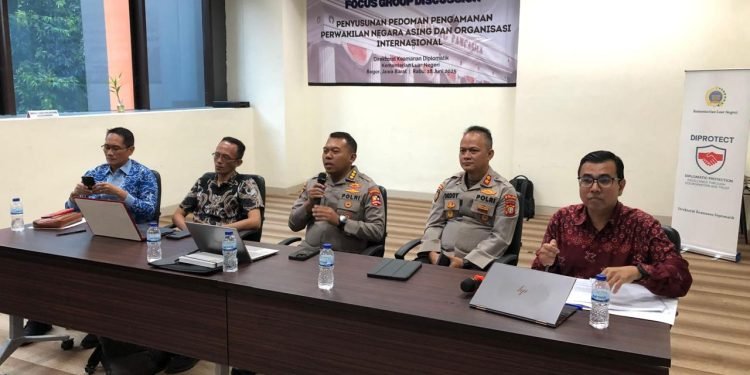 FGD Penyusunan Pedoman Pengamanan Perwakilan Asing dan Organisasi Internasional