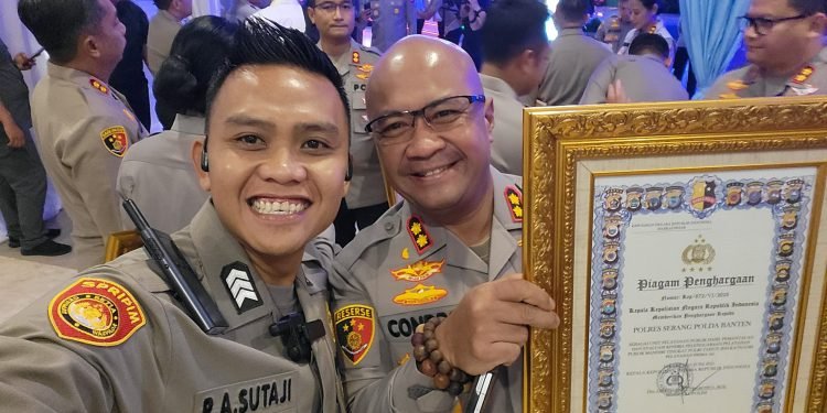 Polres Serang Raih Penghargaan Pelayanan Prima dari Kapolri
