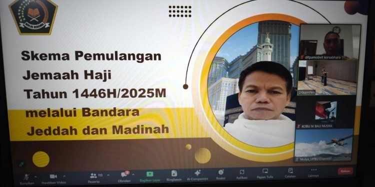 Baharkam Polri Ikuti Rapat Virtual Persiapan Penyelenggaraan Haji 2025