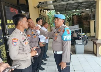 Razia Dadakan di Polres Serang, 12 Polisi Kena Tilang Disiplin!