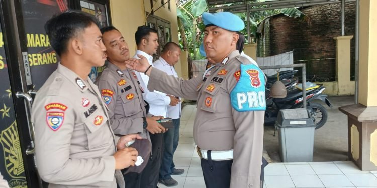 Razia Dadakan di Polres Serang, 12 Polisi Kena Tilang Disiplin!