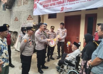 Rumah Baru, Harapan Baru: Polres Serang Bedah Rumah Purnawirawan