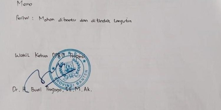 “Memo Ajaib” DPRD Banten:  SPMB Diduga Tak Transparan dan Berpotensi Korupsi?