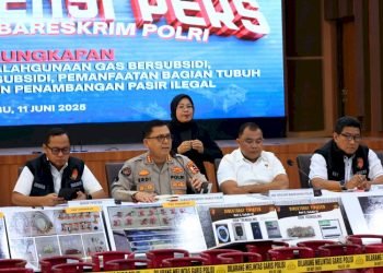 Bareskrim Polri Gagalkan Penjualan Ilegal Sisik Trenggiling