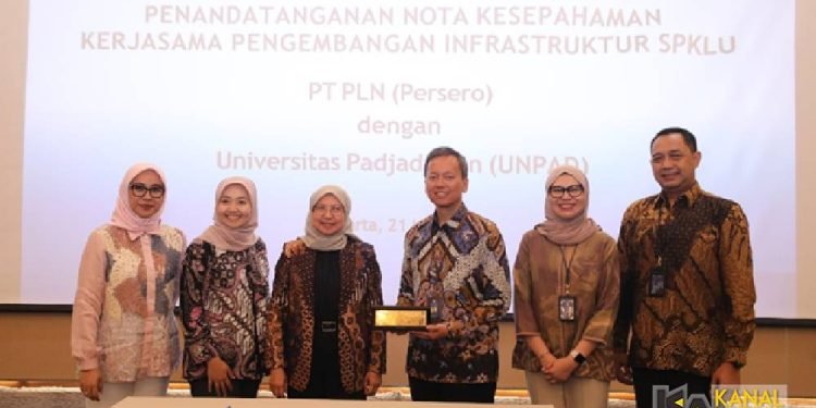 Unpad dan PLN Jalin Kerja Sama Bangun SPKLU